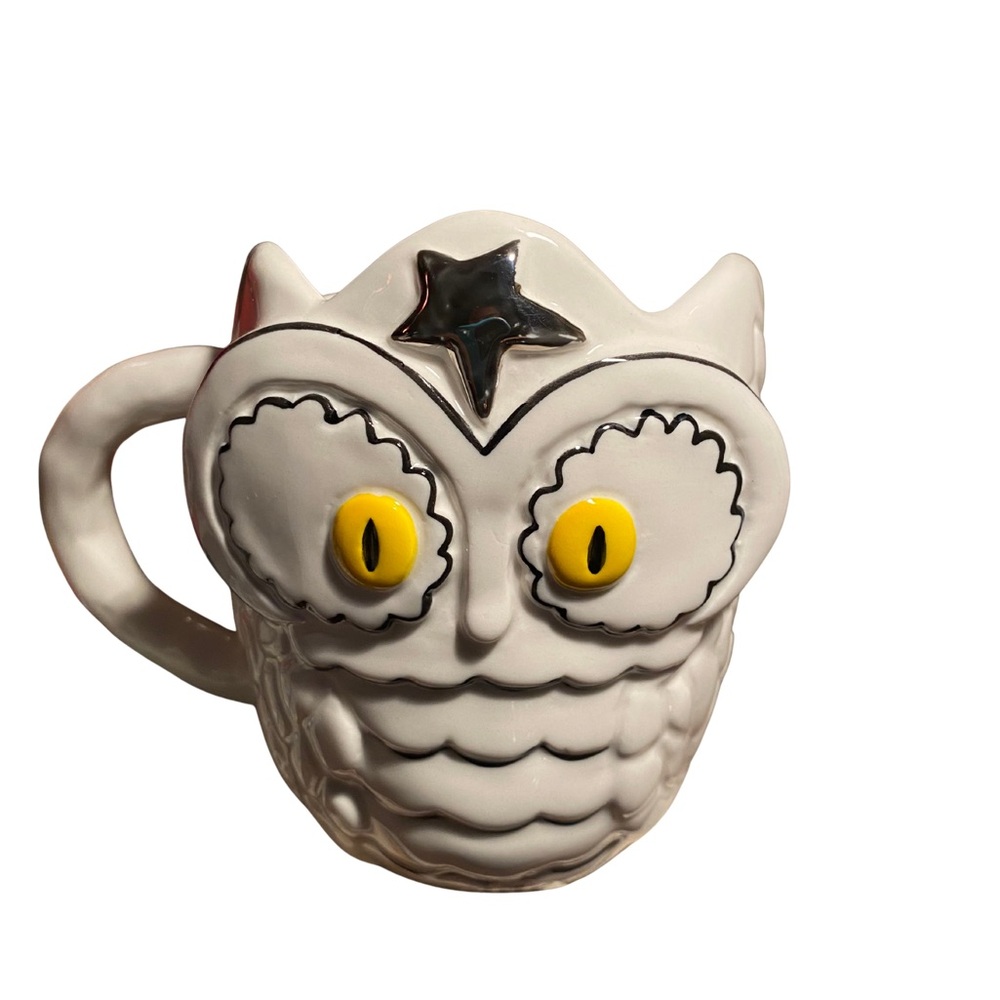 Anthropologie Francesca Kaye Magic Owl Mug NWOT